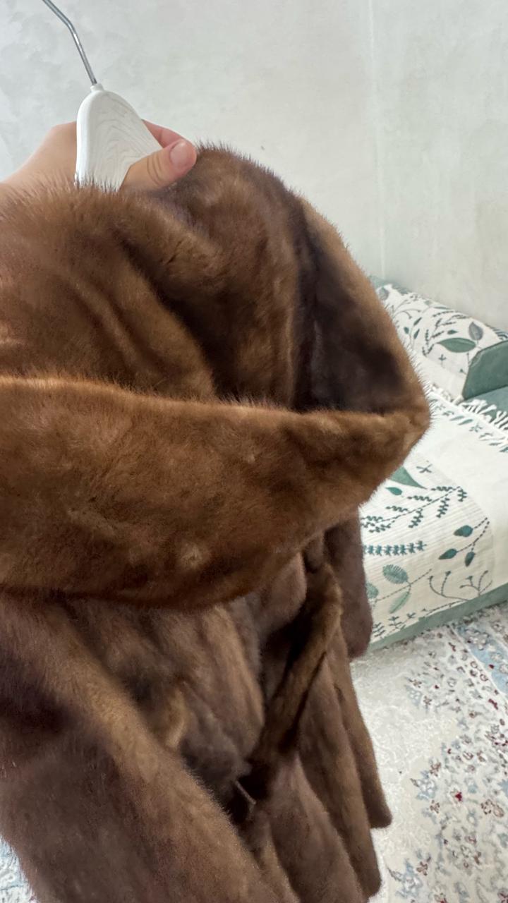 Шуба из цельной норки — элегантность и роскошь ✨