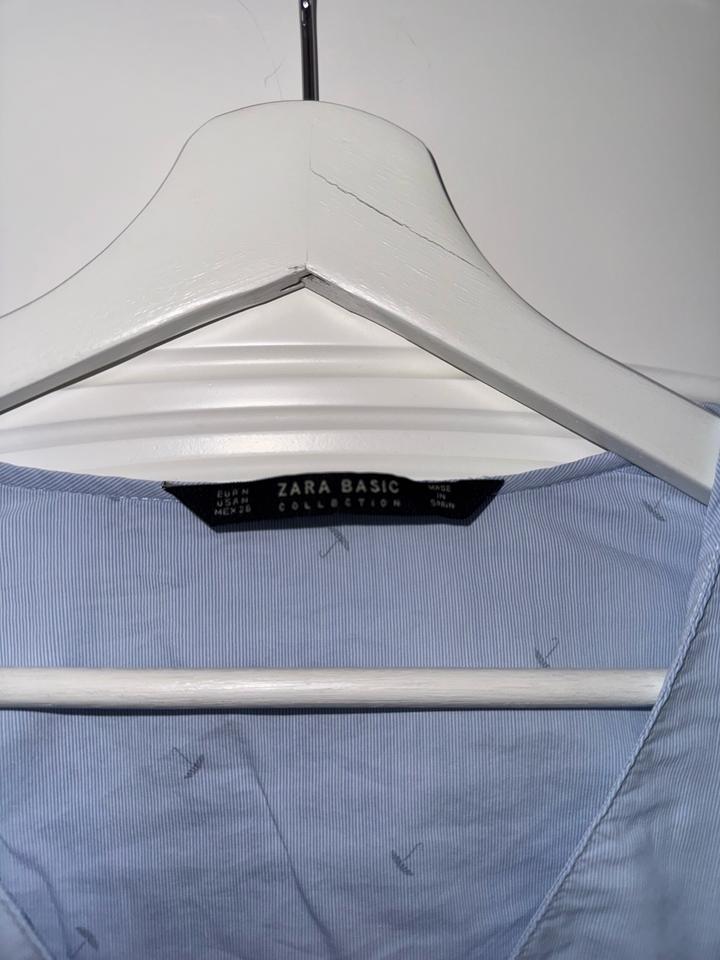 Рубашка голубая Zara