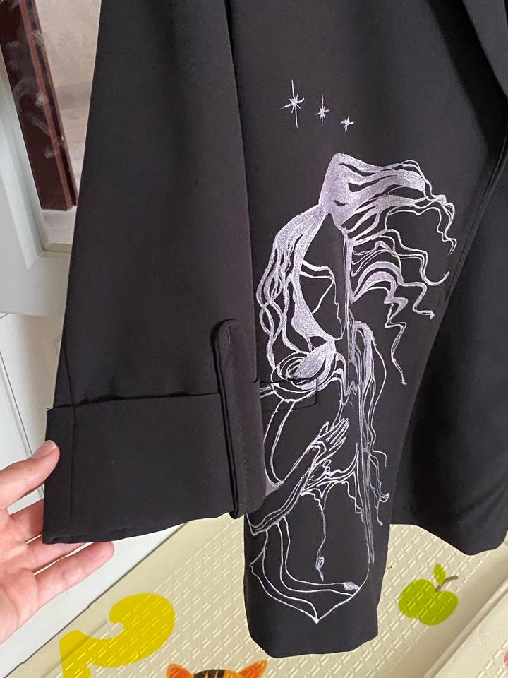 Кастомный пиджак Bershka