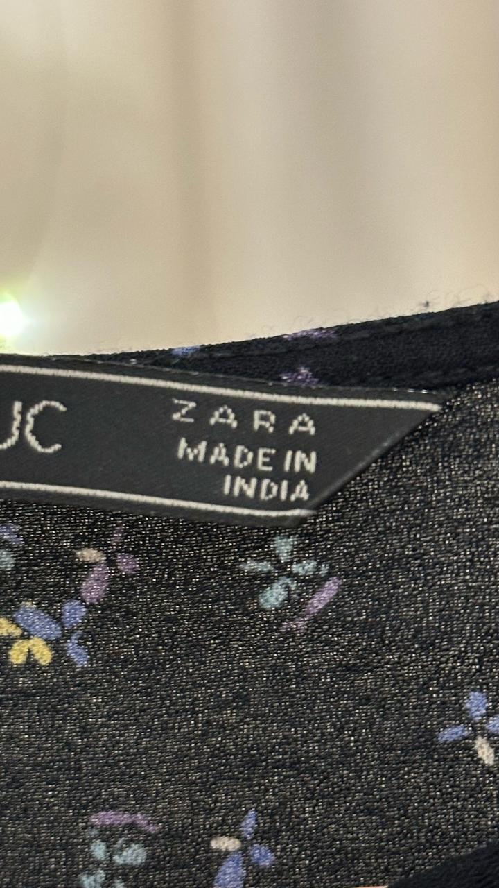 Платье в цветовек Zara