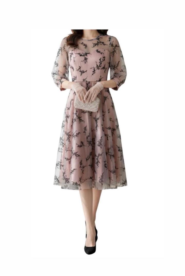 Длинное нарядное платье