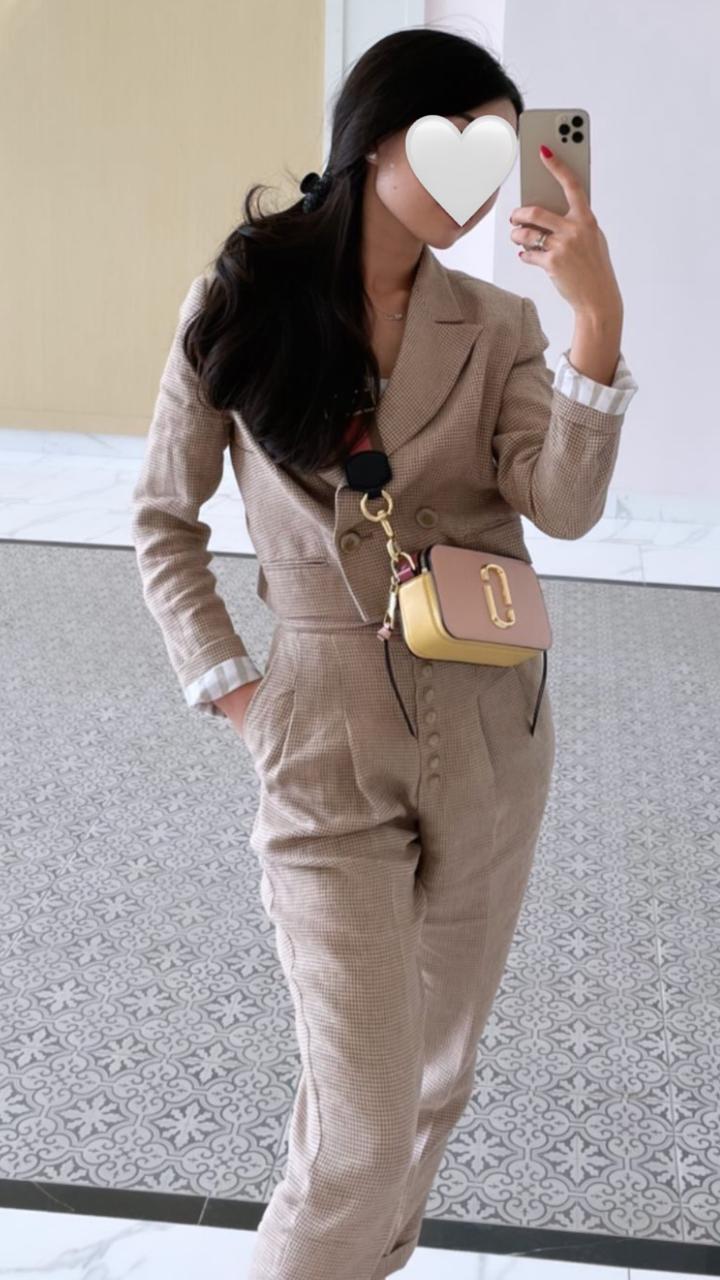 Льняной костюм от DD (Dana Dyusembayeva)