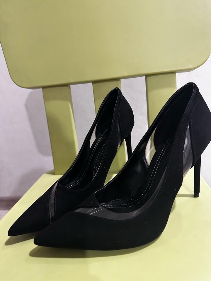 туфли черные Bershka