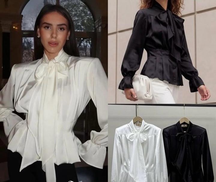 Блузка атлас