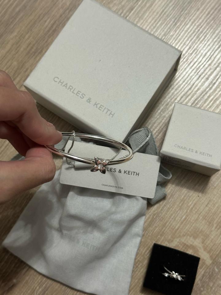 Браслет кольцо charles&keith оригинал комплект