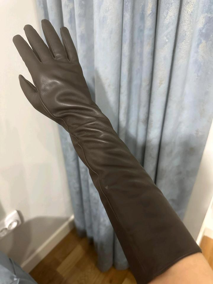 Перчатки кожаные