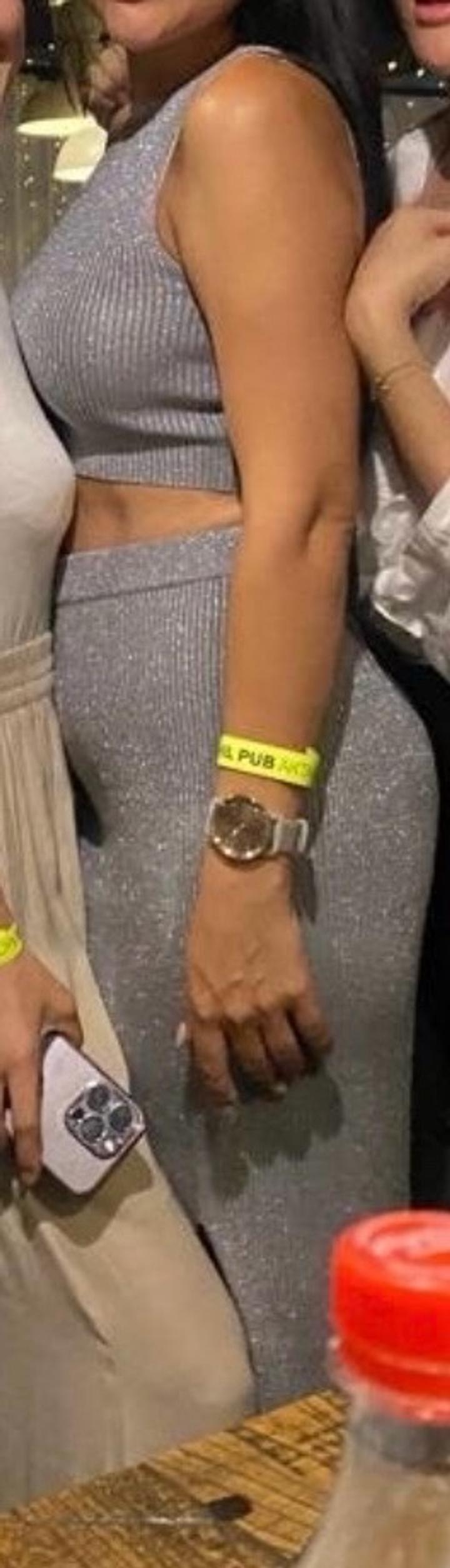 двойка серая с блестящей нитью