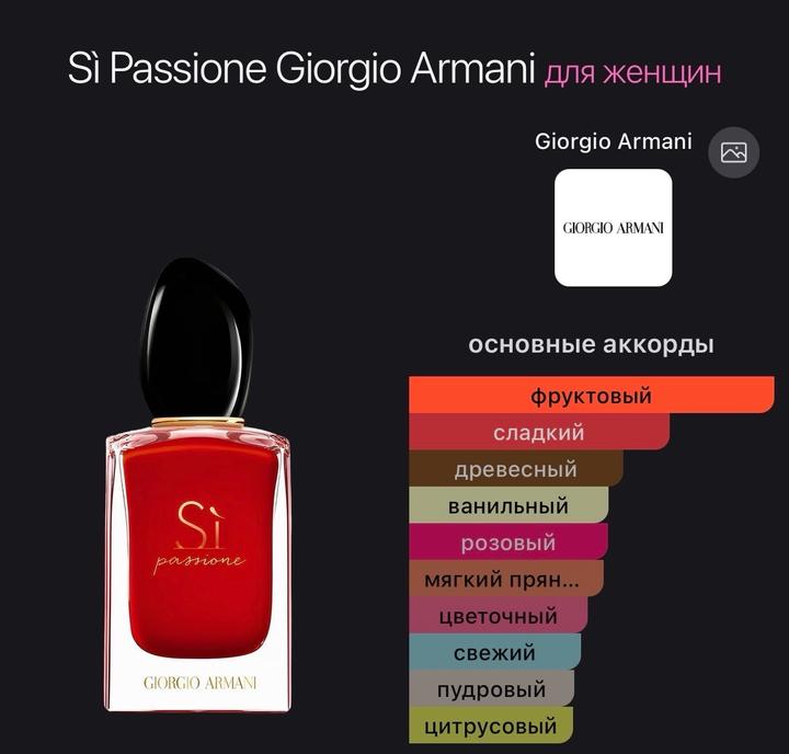 Sì Passione Giorgio Armani