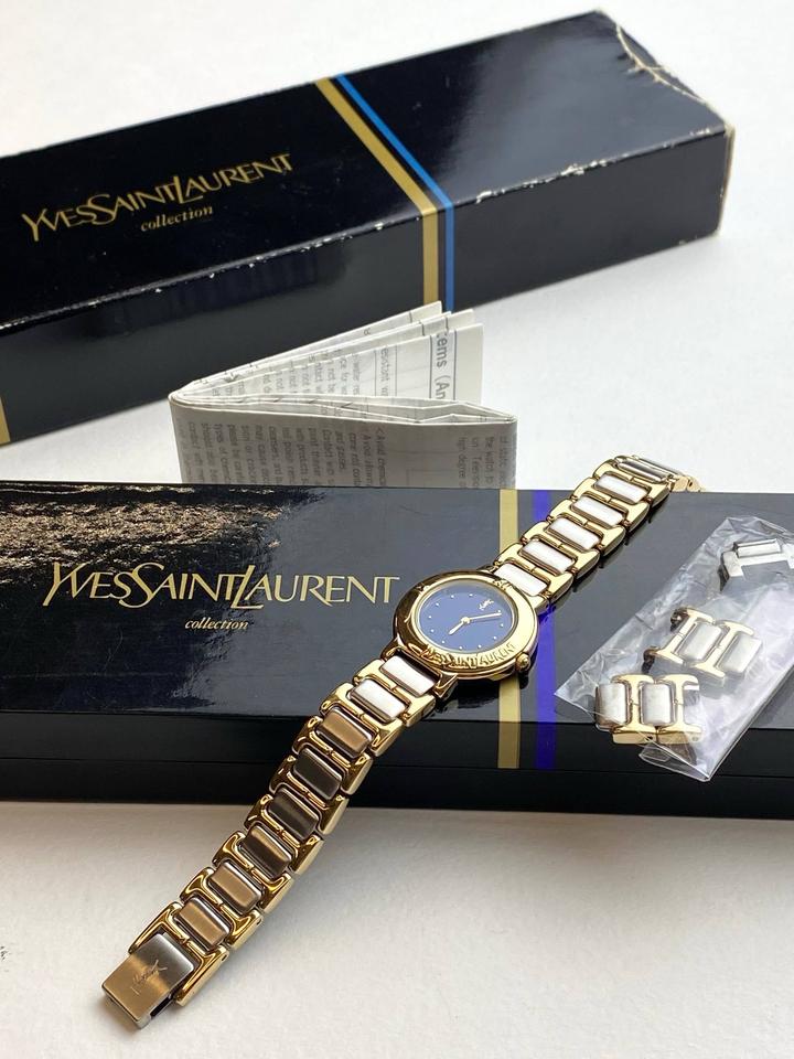 YSL не ношеные винтажные часы