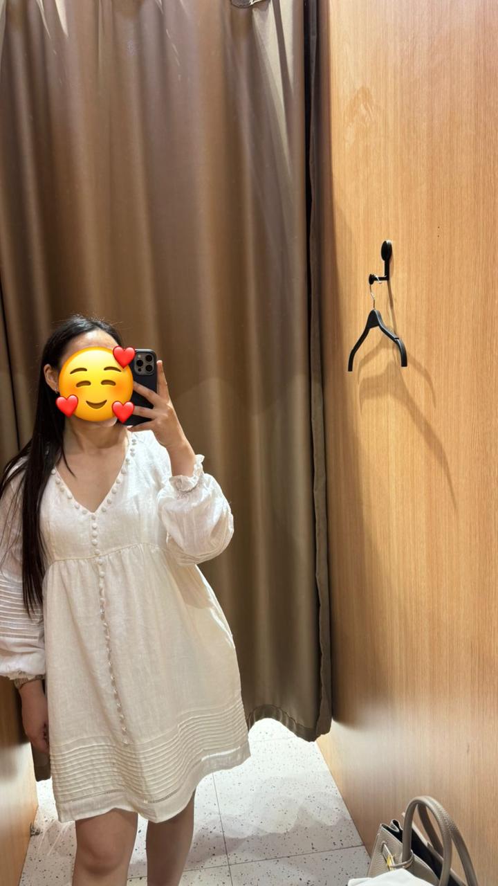 Белое летнее платье