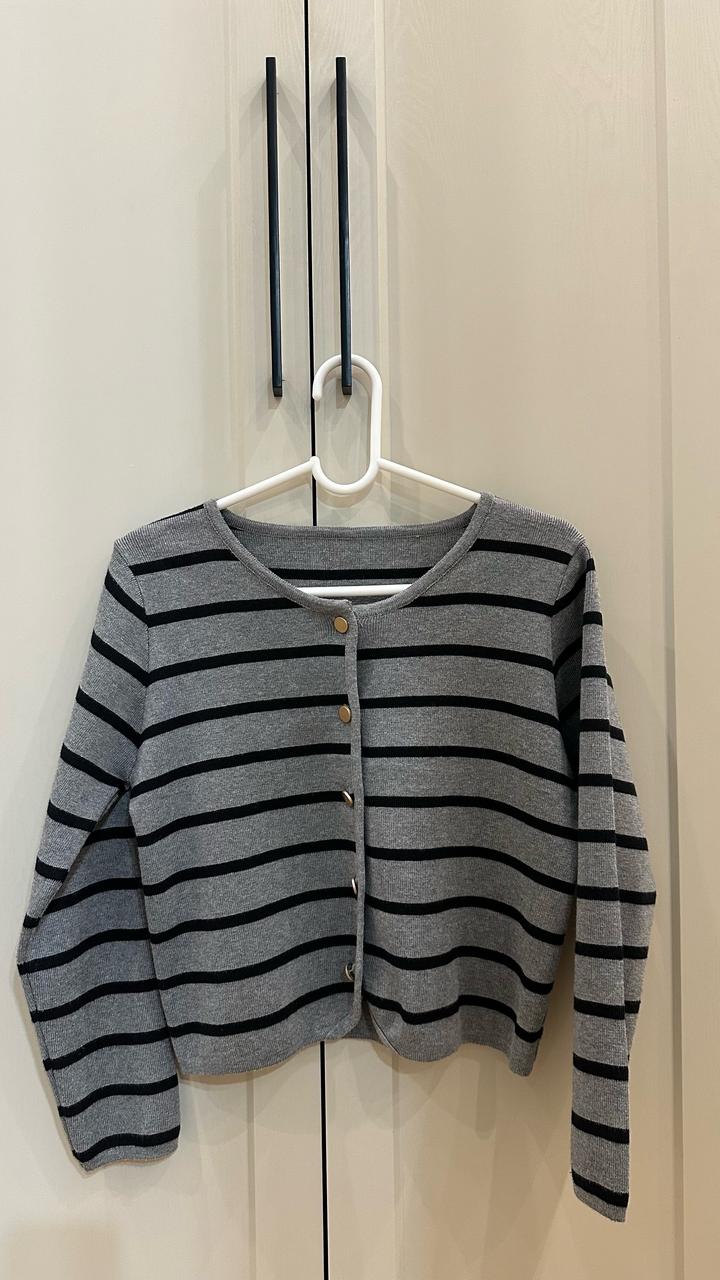 Серый кардиган. Новый