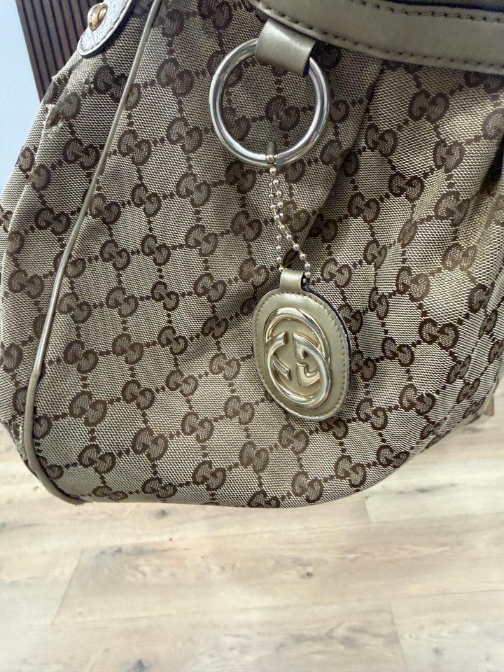 Vintage Gucci GG Canvas Hobo Bag
