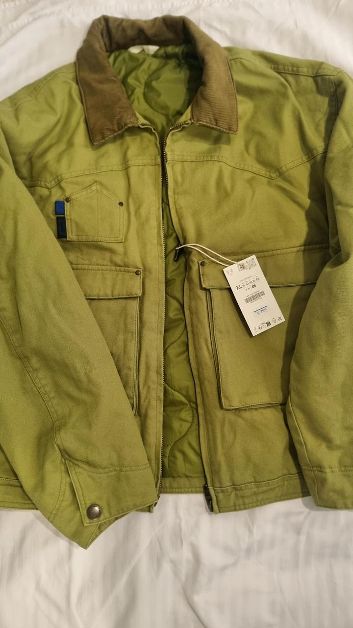 Новая джинсовая куртка Zara (XL 54)