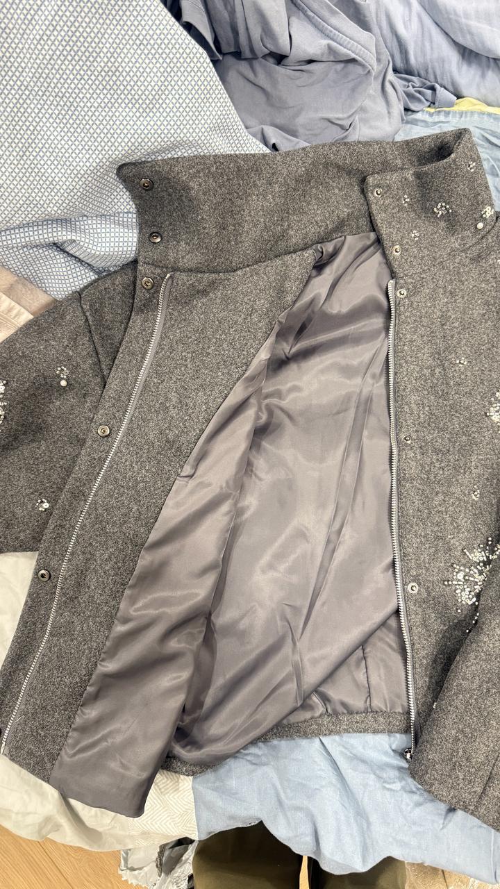 Бомбер со стразами