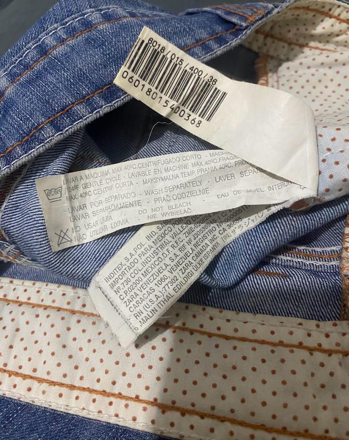Летние джинсовые шорты бермуды Zara trf