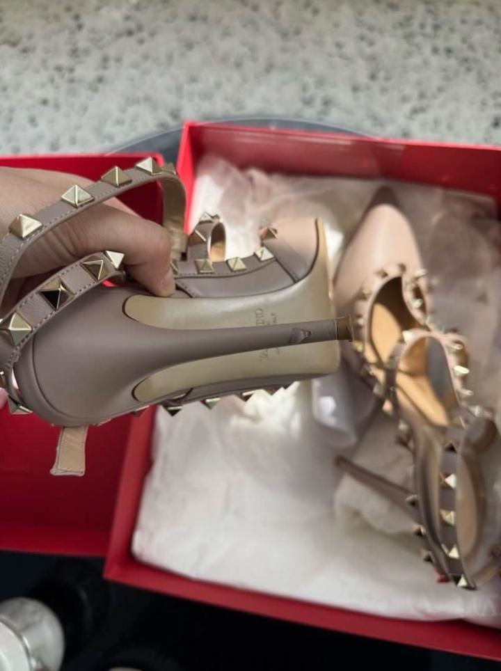 Valentino|Rockstud Ankle Strap Pump 100 Mm