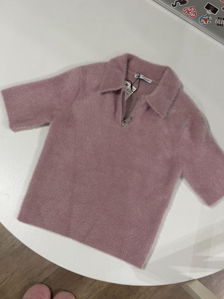 Футболка поло зипка бренд ZARA