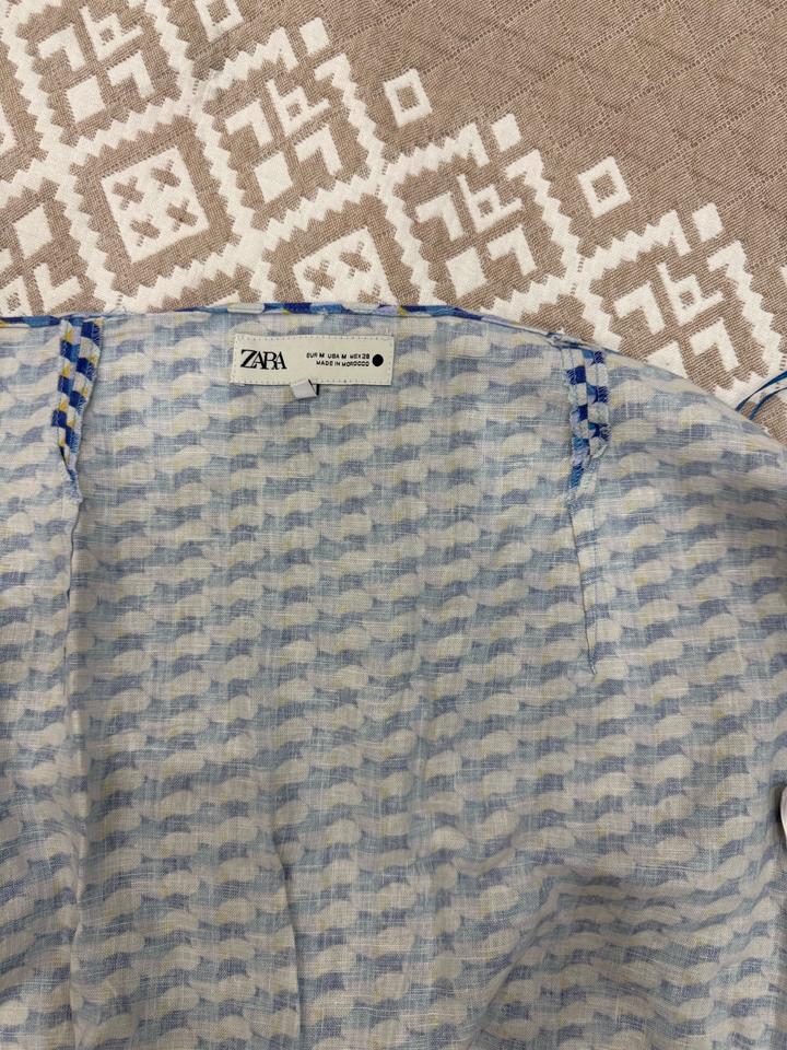 Юбка zara на запах, хлопок