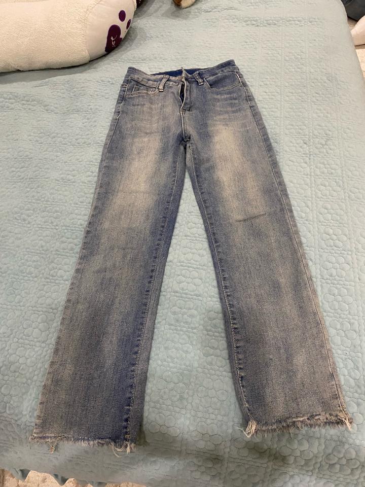 джинсы грязно синего цвета