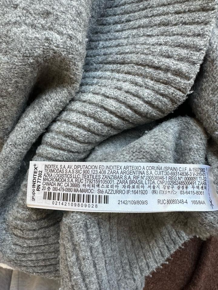 Серый свитер Zara