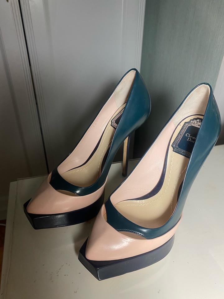 Каблуки кожаные Christian Dior