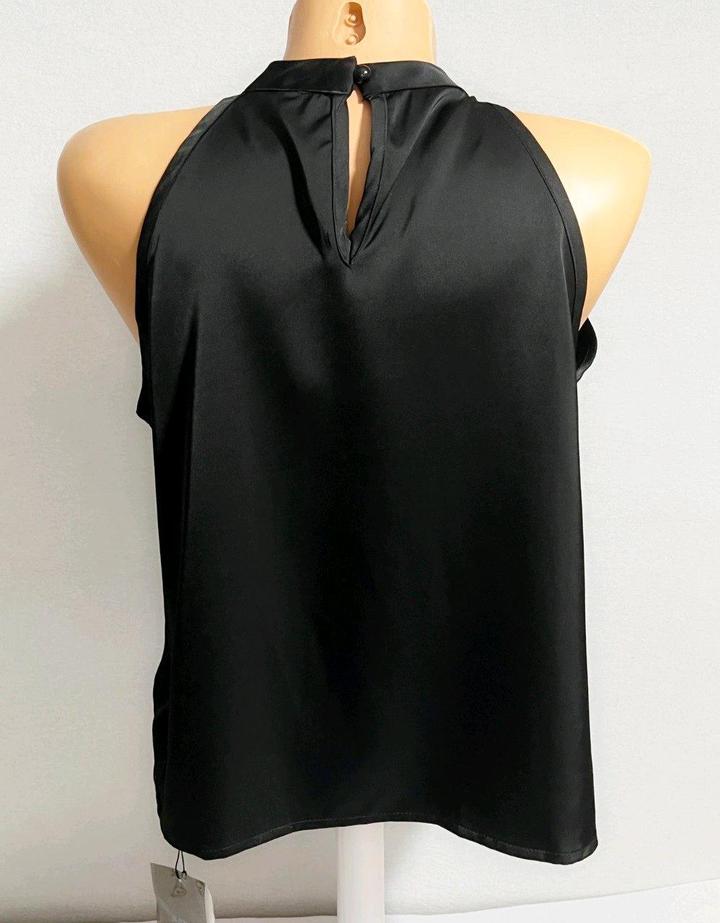 Новый топ атласный сатиновый блуза р 44 - 46 вечерний офисный нарядный