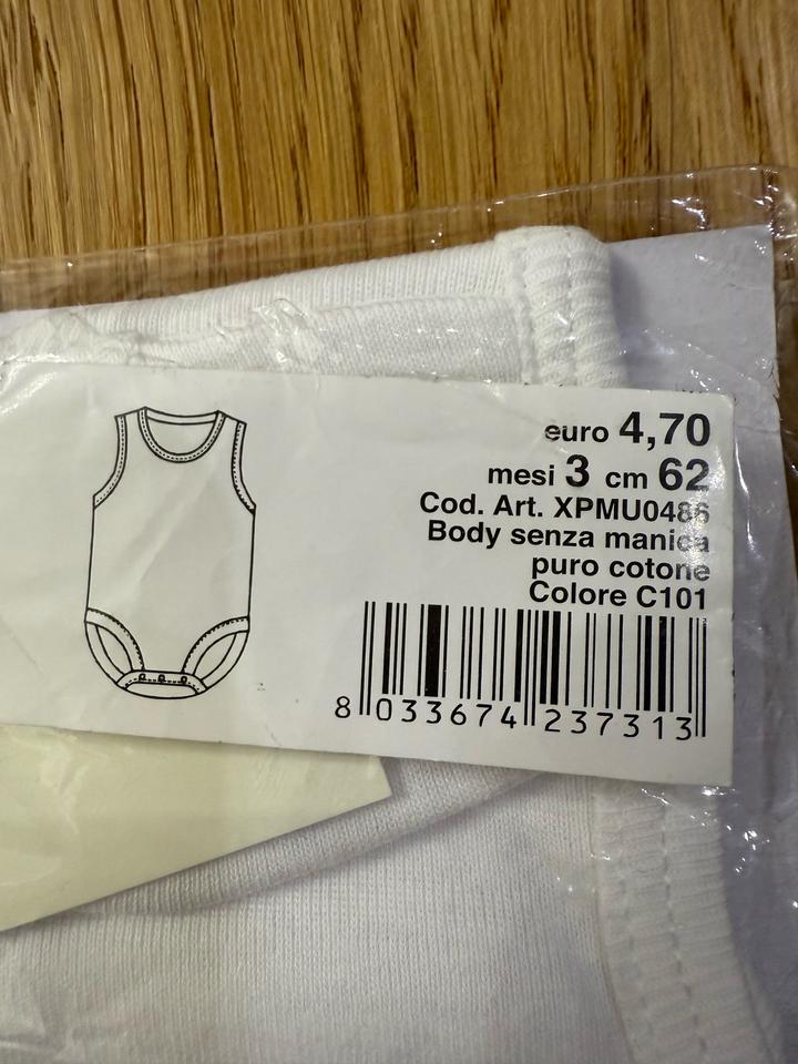 Белый Боди для малышей Olimpias