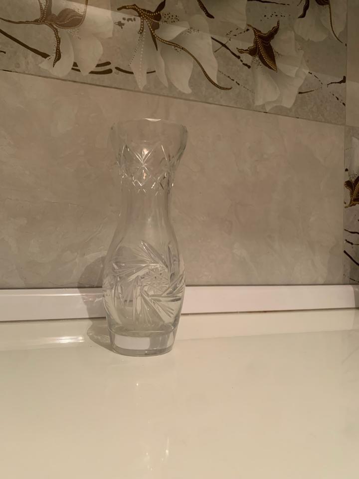 Ваза хрустальная средняя