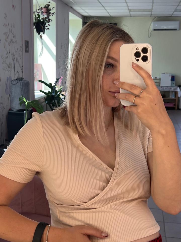 Укороченная футболка Shein