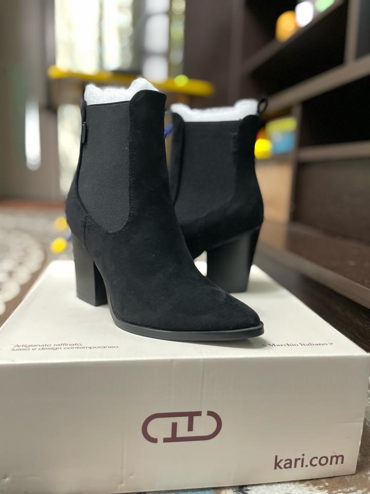 Черные ботильоны от kari