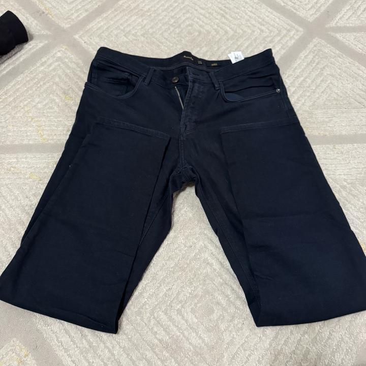 темно синие джинсы massimo dutti
