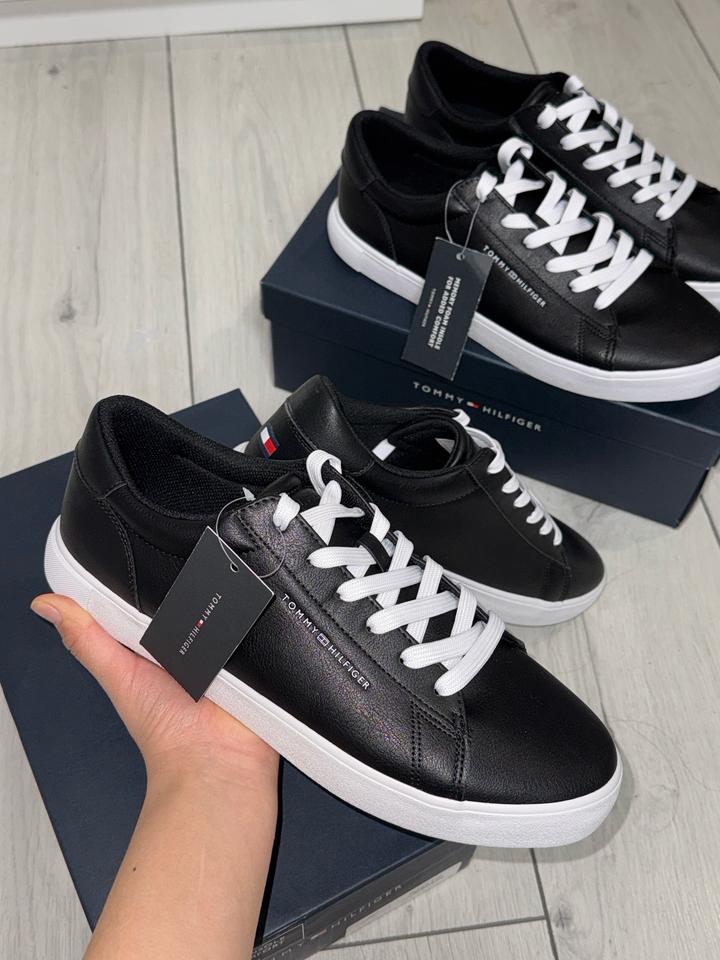 Мужские черные кроссовки Tommy hilfiger