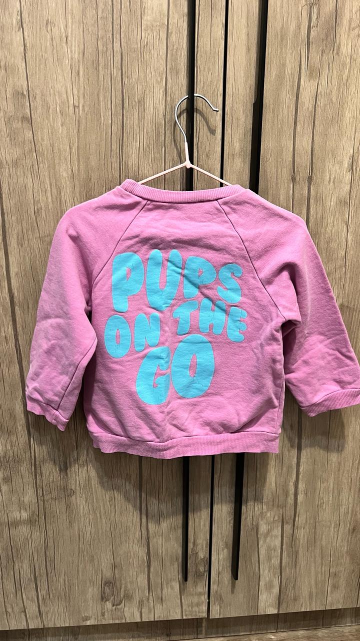 Кофта трехнитка щенячий патруль 86р