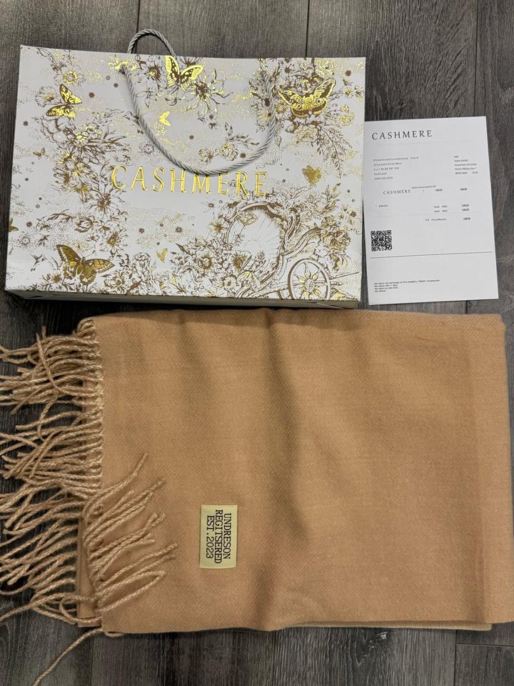 Кашемировый палантин