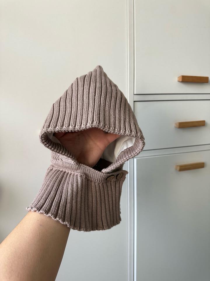 Шапка-шарф, шапка-шлем гномик