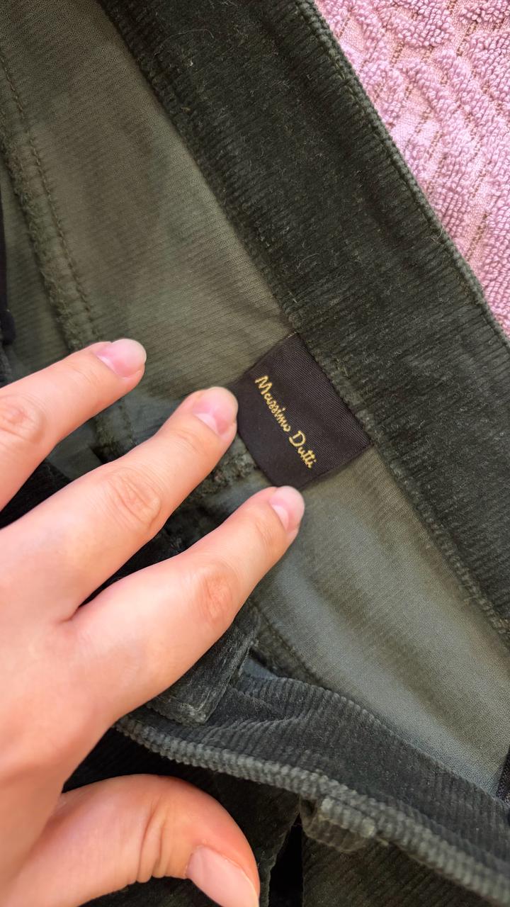 Вельветовые брюки Massimo Dutti