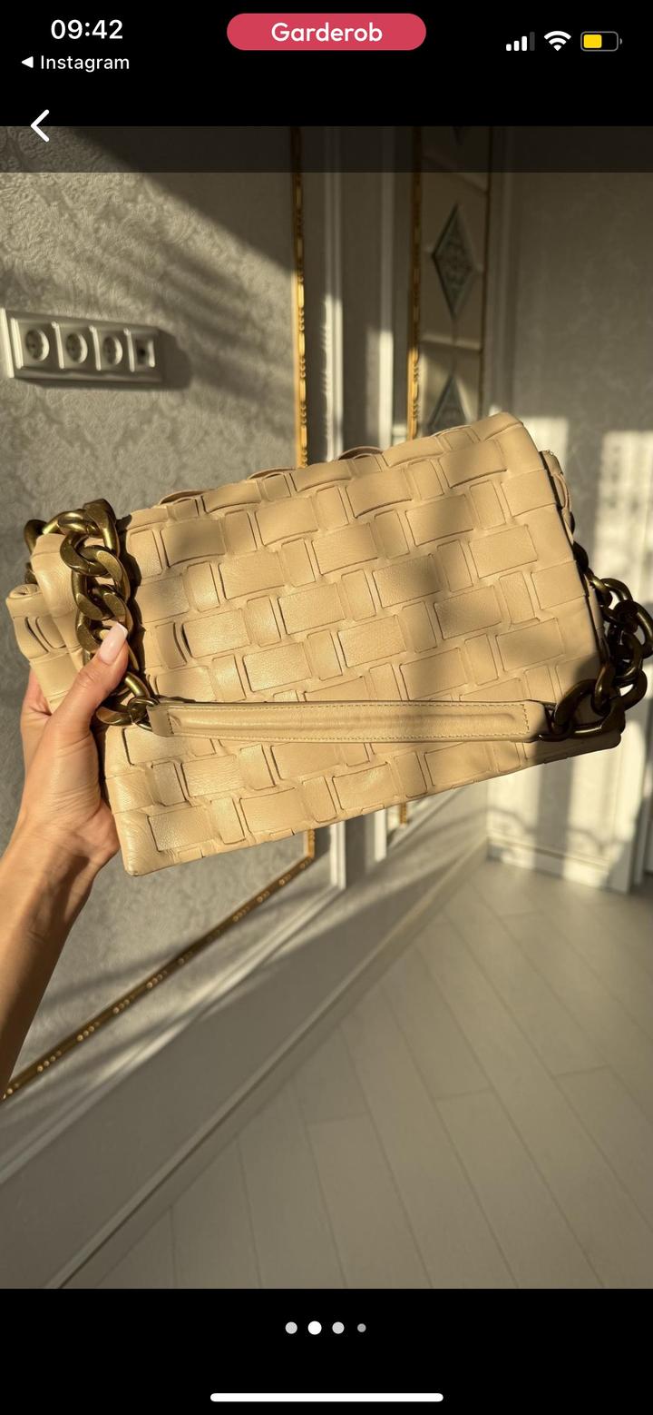 Сумка кожаная ZARA