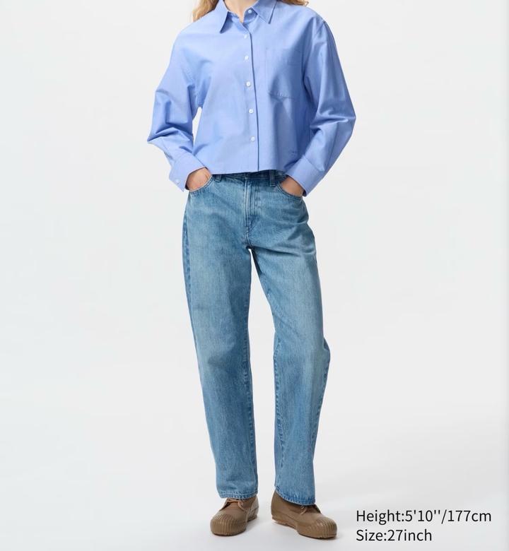 Джинсы uniqlo прямые