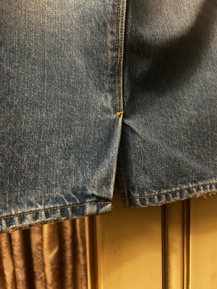 Джинсовая юбка карандаш KSUBI