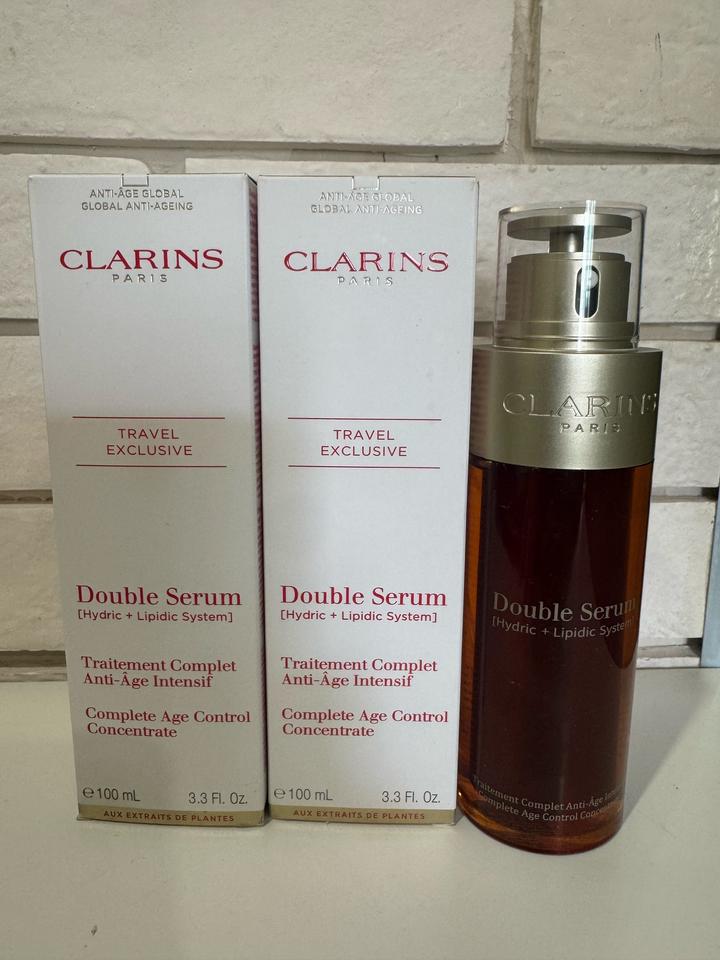 Clarins, корейский уход для волос и Виктория Сикрет крем и спрей