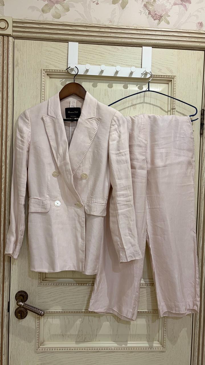 Льняной Костюм Massimo Dutti