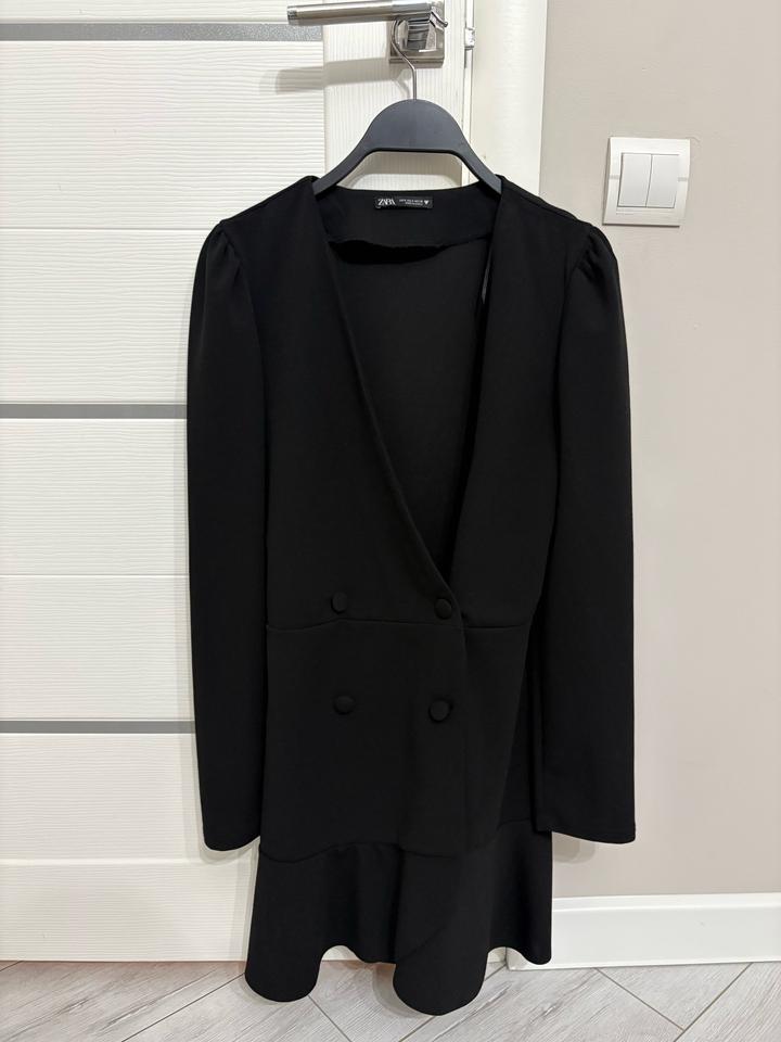 Черное платье zara