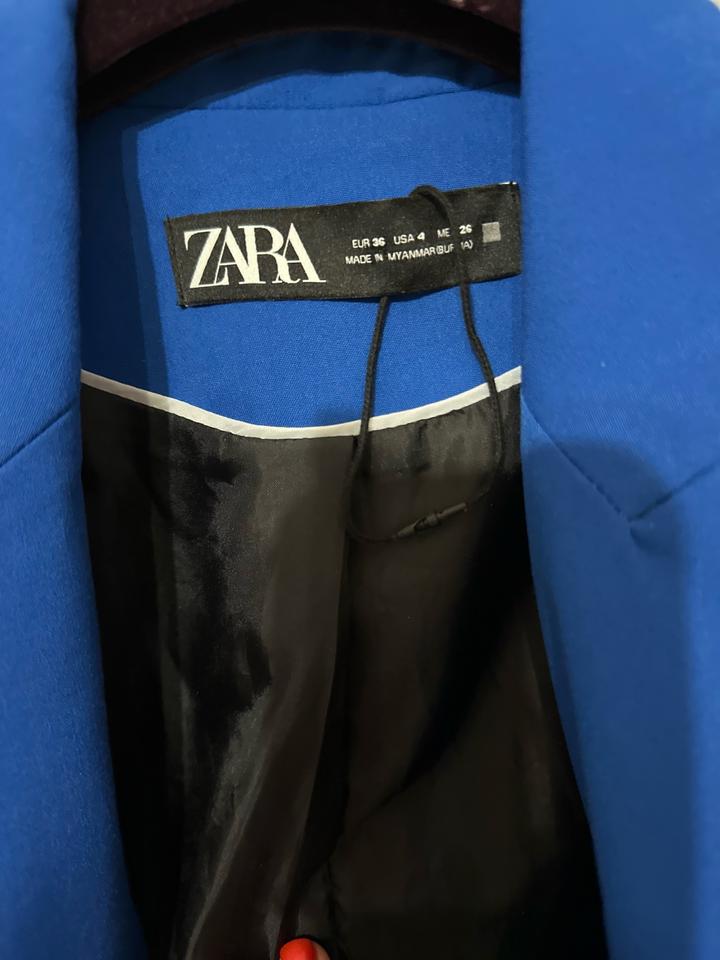 Жакет Zara ярко-синего цвета