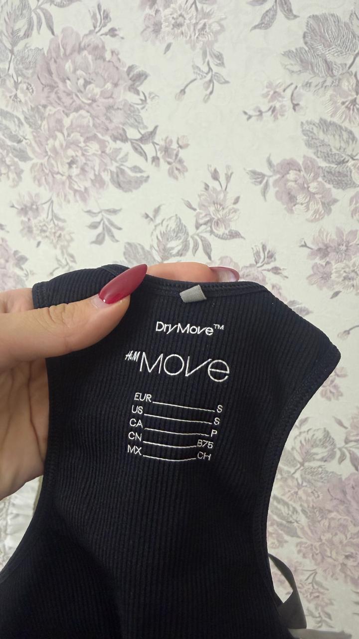 H&M черный топ