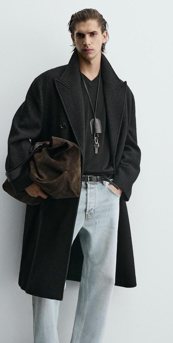 Пальто Zara 100% Шерстяное