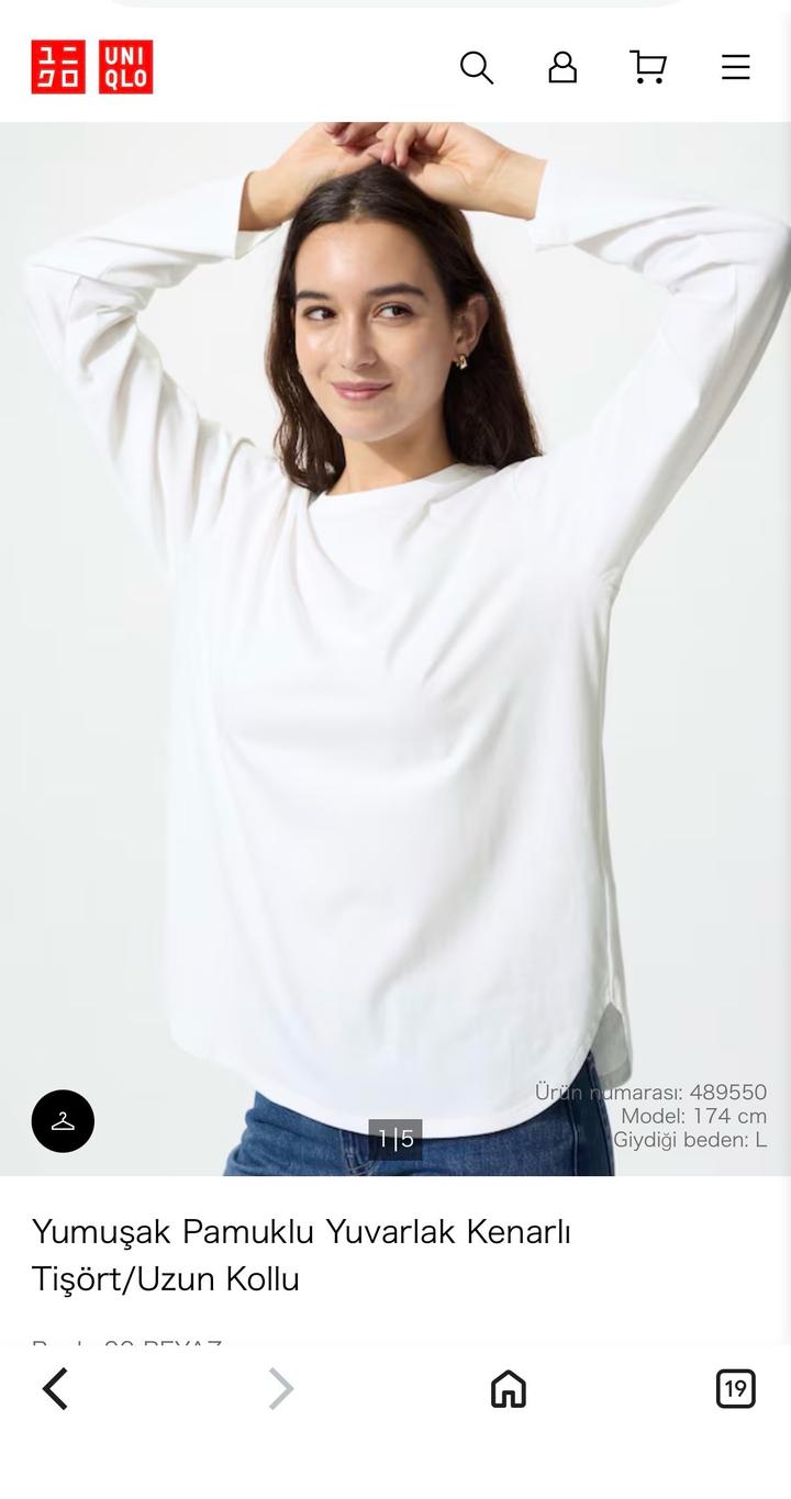 Лонгслив uniqlo