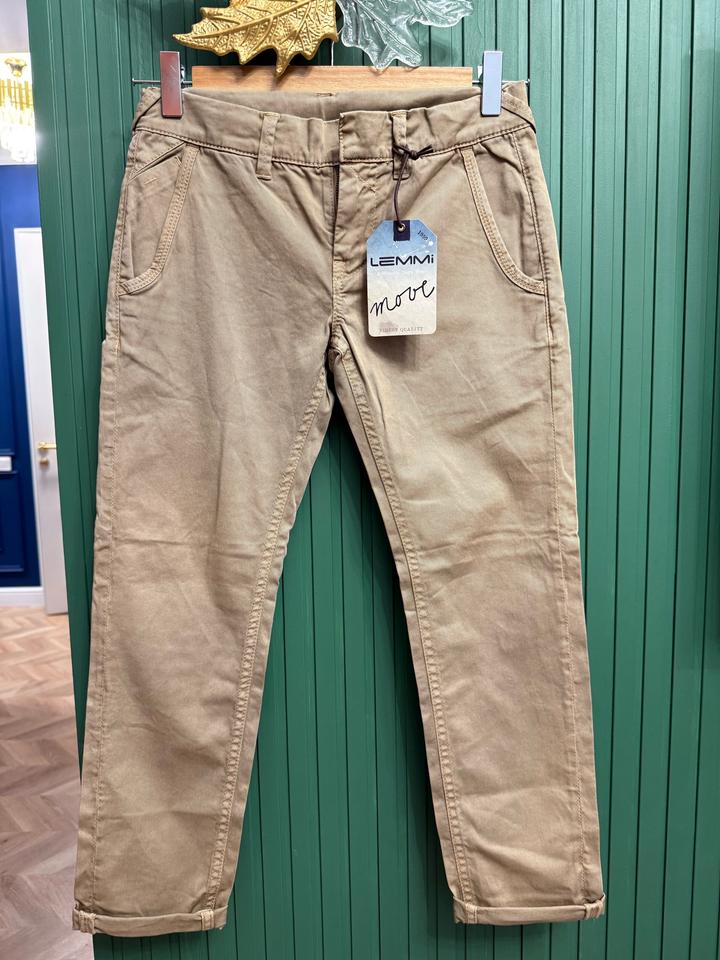 Бежевые летние штаны для мальчика немецкого бренда Lemmi