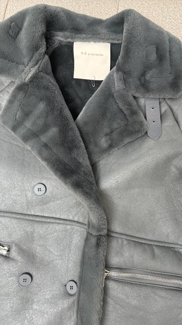 Дубленка эко мех.