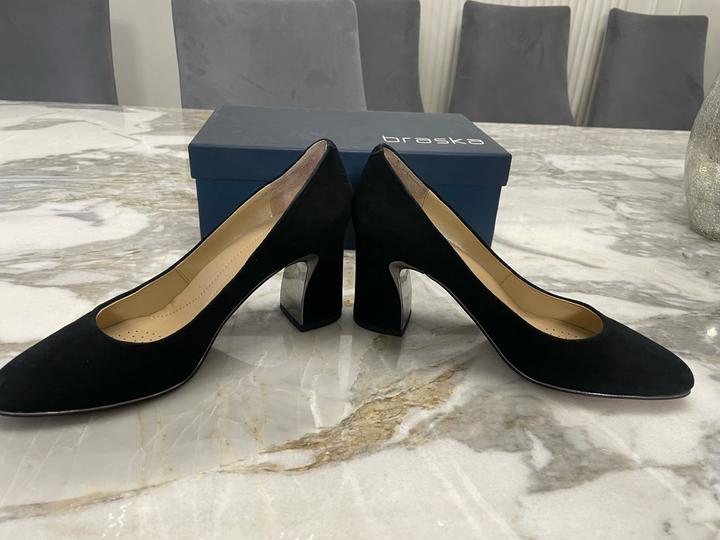 Туфли женские, замшевые