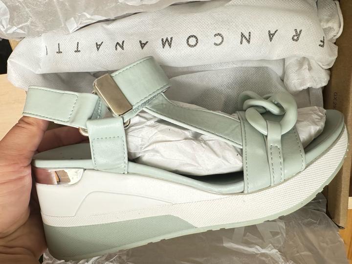 Новые Итальянские Кожаные босоножки